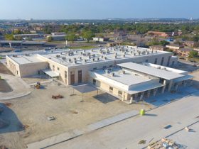 Aerial view of Clifton Par campus